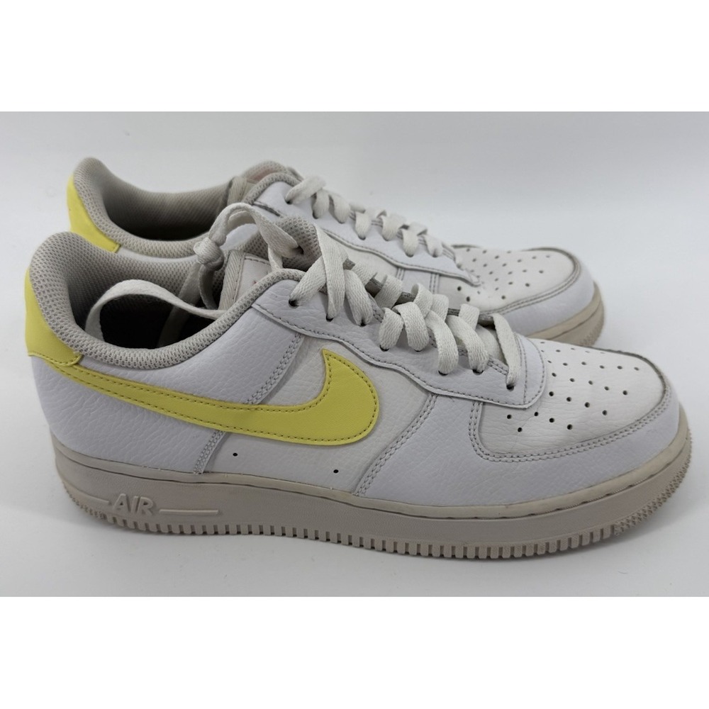 Nike Air Force 1 White Light Citron Size 10 315115-160 Women